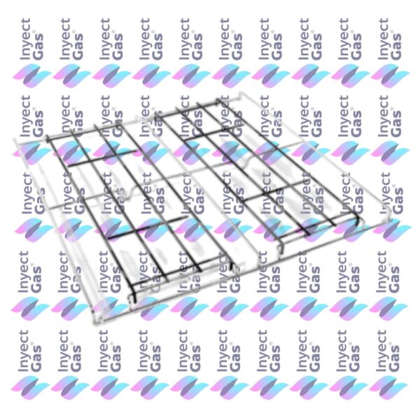 RV 4385 REJILLA DE PLANCHA PARA COCINA DOMEC PAOLA GRANDE 57 X 57
