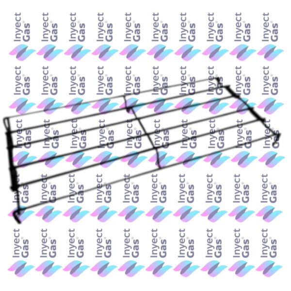 RV 4428 REJILLA DE PLANCHA PARA COCINA SIRENA DIVIDIDA (JUEGO) 20,8 X 49,3