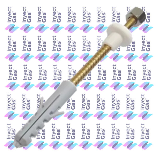 S 1244 TORNILLOS PARA INODORO X 100 PARA SANITARIOS 22/80 HIERRO BRONCEADO CON TARUGO