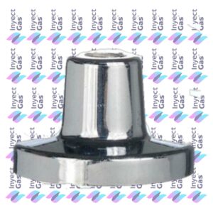S 4136  CAMPANA PLÁSTICA CROMO C/CUELLO TIPO PRIMERA MARCA  -