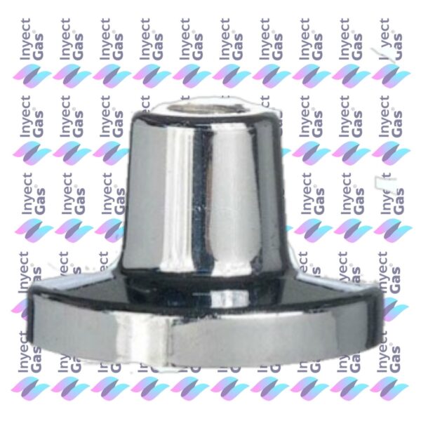 S 4136  CAMPANA PLÁSTICA CROMO C/CUELLO TIPO PRIMERA MARCA  -