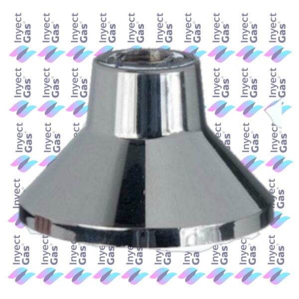 S 4137 CAMPANA PLÁSTICA CROMO C/CUELLO TIPO PEIRANO -