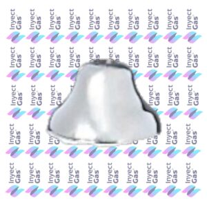 S 4138  CAMPANA PLÁSTICA CROMO TIPO PRIMERA MARCA  -
