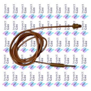 TC 1106 TERMOCUPLA OTTONELLO 1500 MM SOPORTE ROSCADO TUERCA DE 3/8