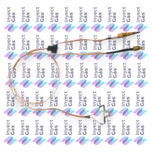 TC 1123 TERMOCUPLA BIFIDA UNIVERSAL 200MM X2 9X1 800 MM X 2 SOPORTE ROSCADO CON TOPE CON 1 TERMOSTATO