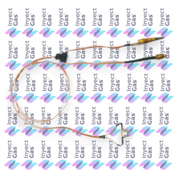 TC 1123 TERMOCUPLA BIFIDA UNIVERSAL 200MM X2 9X1 800 MM X 2 SOPORTE ROSCADO CON TOPE CON 1 TERMOSTATO