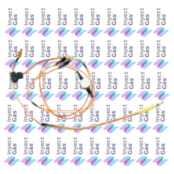 TC 1197 TERMOCUPLA BIFIDA LONGVIE 205 MM 8X1 / 720 MM X 2 SOPORTE GRUESO 205 MM CON 2 TERMOSTATOS (CALEFON)