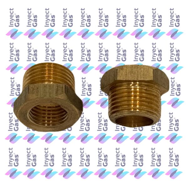 BG 2001 BRONCERIA PARA GAS 1/4 HEMBRA DERECHO - 3/8 MACHO IZQUIERDO