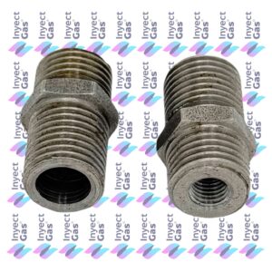 G 1004 PORTA INYECTOR 1/4 MACHO PARA PICO - 1/4 MACHO PARA VIROLA