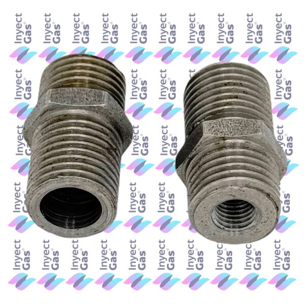 G 1004 PORTA INYECTOR 1/4 MACHO PARA PICO - 1/4 MACHO PARA VIROLA