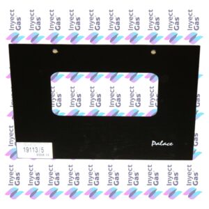 VID107 Vidrio Templados para Horno x Marca (ORIGINALES) ESCORIAL EXTERNO 50X42 PALACE NEGRO C/AGUJ