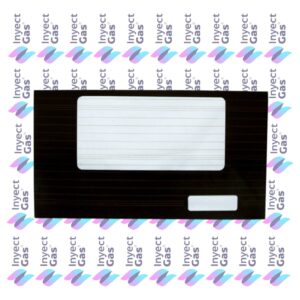 VID121 Vidrio Templados para Horno x Marca (ORIGINALES) FLAMEX/HEINEKEN EXTERNO 55.7X33.8 MARRON