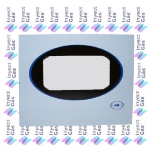VID124 Vidrio Templados para Horno x Marca (ORIGINALES) KENIA EXTERNO 49.7X42 BLANCO