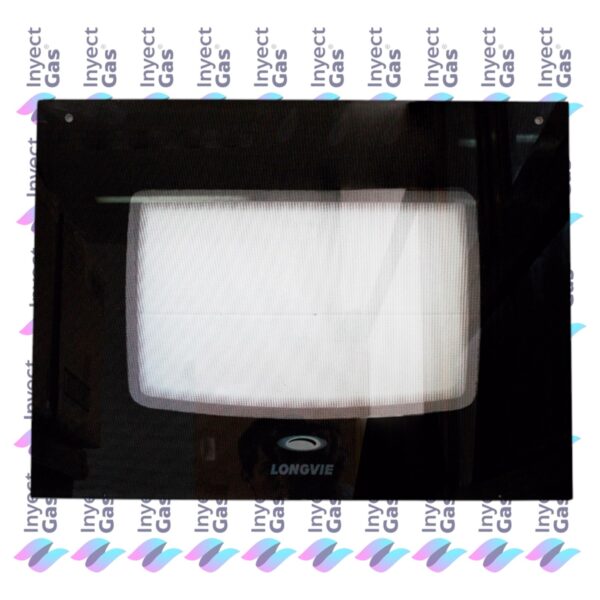 VID127 Vidrio Templados para Horno x Marca (ORIGINALES) LONGVIE EXTERNO 58X42.5 2600 NEGRO