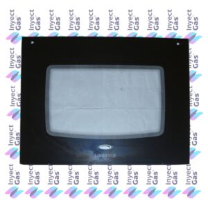 VID128 Vidrio Templados para Horno x Marca (ORIGINALES) LONGVIE EXTERNO 54X42.3  2501/60 NEGRO