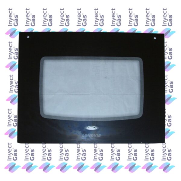 VID128 Vidrio Templados para Horno x Marca (ORIGINALES) LONGVIE EXTERNO 54X42.3  2501/60 NEGRO