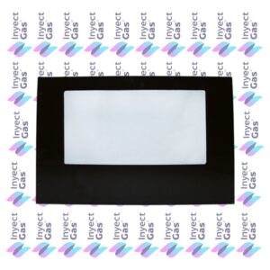 VID136 Vidrio Templados para Horno x Marca (ORIGINALES) LONGVIE EXTERNO 53.5X36.5 411/90 MARRON