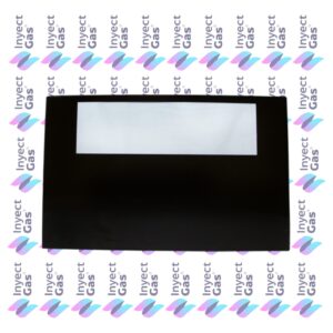VID137 Vidrio Templados para Horno x Marca (ORIGINALES) LONGVIE EXTERNO 54X36 330 NEGRO