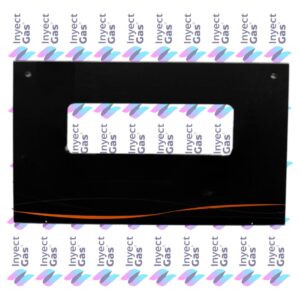VID142 Vidrio Templados para Horno x Marca (ORIGINALES) MARTIRI EXTERNO 50.5X41.5CM  2005 C/AGUJERO NEGRO