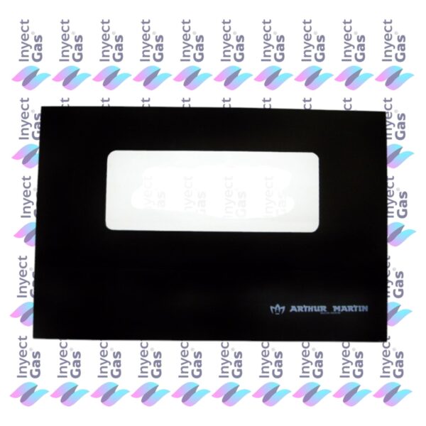 VID17 Vidrio Templados para Horno x Marca (ORIGINALES) ARTHUR MARTIN EXTERNO 51.5X36.6 NEGRO