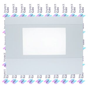 VID172 Vidrio Templados para Horno x Marca (ORIGINALES) LA MARINA EXTERNO 52.20X41.4CM  BLANCO