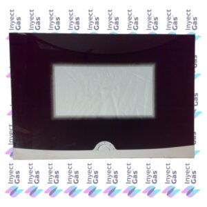 VID174 Vidrio Templados para Horno x Marca (ORIGINALES) ORMAY EXTERNO 56.4X41.2CM  MAXI PIROMETRO CENTRAL BLANCO