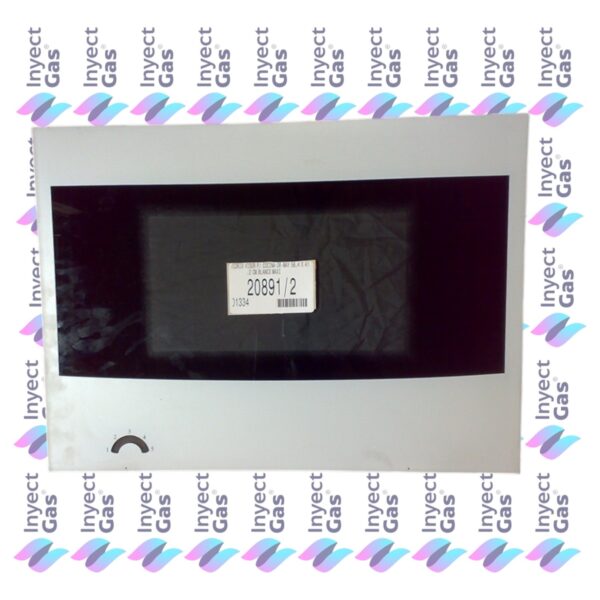 VID176 Vidrio Templados para Horno x Marca (ORIGINALES) ORMAY EXTERNO 56.4X41.2CM  MAXI PIROMETRO LATERAL BLANCO