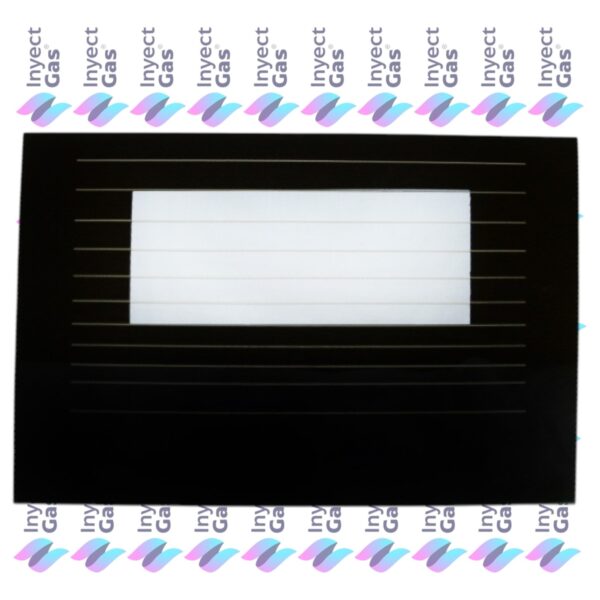 VID178 Vidrio Templados para Horno x Marca (ORIGINALES) ORO AZUL EXTERNO 53X40.7 VERONA LEG NEGRO