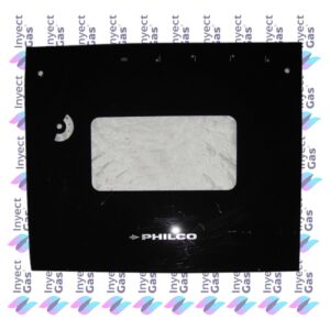 VID180 Vidrio Templados para Horno x Marca (ORIGINALES) PYFER EXTERNO 54.3X45.9 C/PIROMETRO C/AGUJERO NEGRO