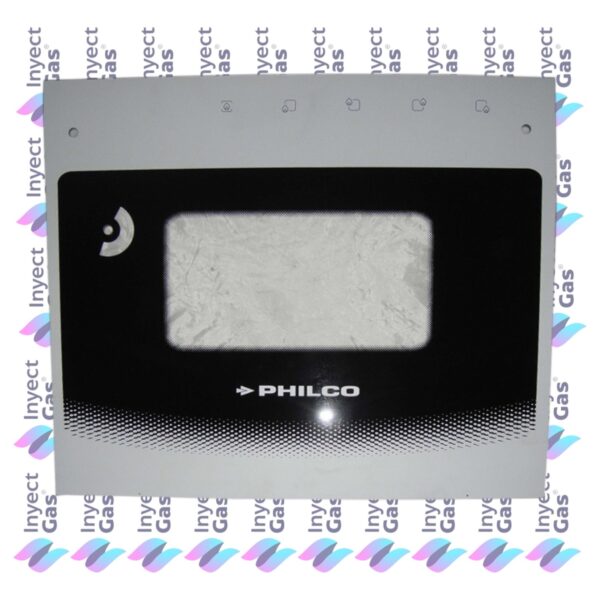 VID181 Vidrio Templados para Horno x Marca (ORIGINALES) PYFER EXTERNO 54.3X45.9 C/PIROMETRO C/AGUJERO BLANCO