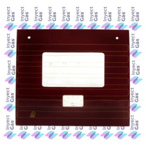 VID191 Vidrio Templados para Horno x Marca (ORIGINALES) SIMPLEX EXTERNO 57.8X48.5 JAQUELINE C/AGUJERO NARANJA