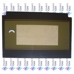 VID197 Vidrio Templados para Horno x Marca (ORIGINALES) VOLCAN EXTERNO 52.9X36.8 MARRON
