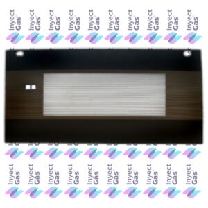 VID199 Vidrio Templados para Horno x Marca (ORIGINALES) VOLCAN EXTERNO 56X39CM  VITREA MARR C/AGUJERO