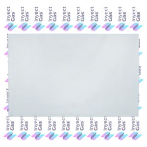 VID204 Vidrio Templados para Horno x Marca (ORIGINALES) VOLCAN INTERNO 40.6 X 26 CM C/ESCALA