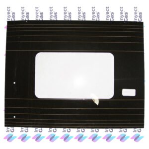 VID28 Vidrio Templados para Horno x Marca (ORIGINALES) AURORA EXTERNO 53.4X41.1 LINEA ALEMANA NEGRO