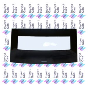 VID36 Vidrio Templados para Horno x Marca (ORIGINALES) BOSCH EXTERNO 75.5 X 44  CURVO LE/LH/EUROPA NEGRO