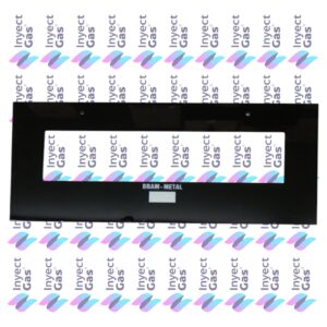 VID45 Vidrio Templados para Horno x Marca (ORIGINALES) BRAM-METAL EXTERNO 79,5X37.7 6 HLLAS/HNO 6 Y 12 MOLDES NEGRO