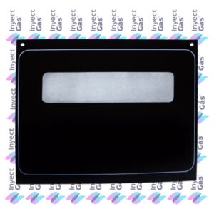 VID51 Vidrio Templados para Horno x Marca (ORIGINALES) CARU EXTERNO 51.3X44.3 MARRON
