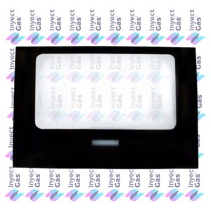 VID70 Vidrio Templados para Horno x Marca (ORIGINALES) DOMEC EXTERNO 58X40.3 ESPEJO NEGRO