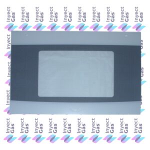 VID72 Vidrio Templados para Horno x Marca (ORIGINALES) DOMEC EXTERNO 56X37.1 TERMOMATIC C/PIROMETRO BLANCO