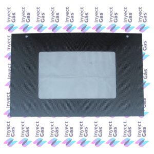 VID73 Vidrio Templados para Horno x Marca (ORIGINALES) DOMEC EXTERNO 56.1X37.1 TERMOMATIC GRIS