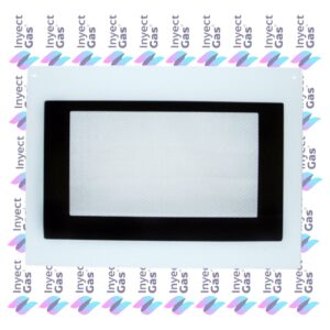 VID8 Vidrio Templados para Horno x Marca (ORIGINALES) ARISTON EXTERNO 53.8X42.2CM  M/677 BLANCO