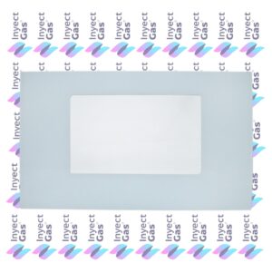 VID85 Vidrio Templados para Horno x Marca (ORIGINALES) DOMEC EXTERNO 58X36.2 PAOLA BLANCO