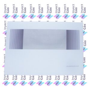 VID93 Vidrio Templados para Horno x Marca (ORIGINALES) ESLABON DE LUJO EXTERNO 49.7X37.2 BLANCO