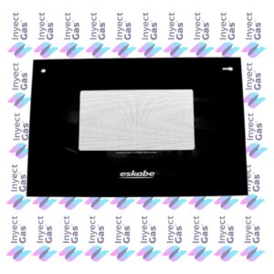 VID95 Vidrio Templados para Horno x Marca (ORIGINALES) ESKABE EXTERNO 51.6X41.5 ECONOMA E2/E3 BCX C/AGUJERO NEGRO