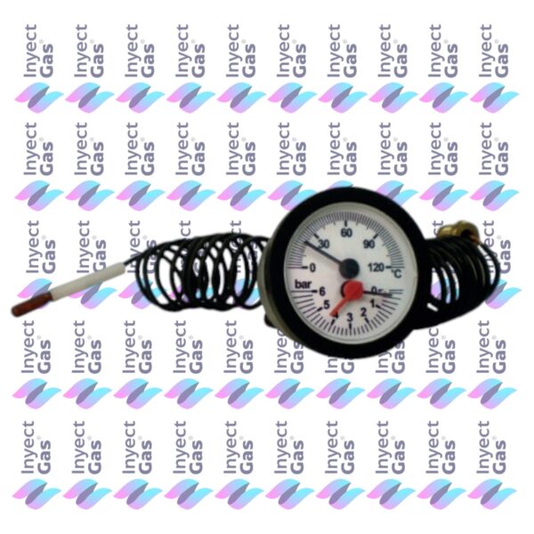 BEY486 TERMOMETROS TB-520 0 – 120 (º C) / 0 – 6 (BAR) BEYCA