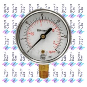 BEY233 MANOMETRO MGS10A63 (N.F) -30 – -1 (PULG/HG) BEYCA