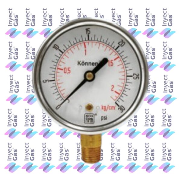 BEY233 MANOMETRO MGS10A63 (N.F) -30 – -1 (PULG/HG) BEYCA