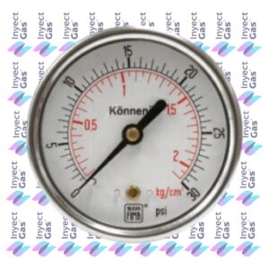 BEY257 MANOMETRO MGS10D63 (N.F) -30 – -1 (PULG/HG) BEYCA