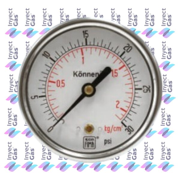 BEY257 MANOMETRO MGS10D63 (N.F) -30 – -1 (PULG/HG) BEYCA